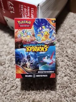 Pokemon TCG Scarlet and Violet SURGING SPARKS Booster Bundle NEW - Image 1
