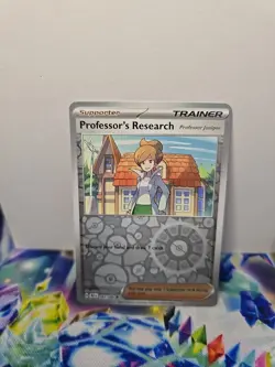 Professor's Research Reverse Holo Scarlet & Violet Black Bolt #085/086 Pokemon - Image 1