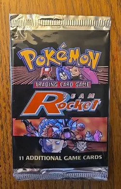 Wizards of the Coast Pokemon TCG Team Rocket Booster Pack EMPTY DISPLAY 742818061742 - Image 1