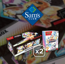 Pokemon Prismatic Evolutions Surprise Box + Booster Bundle Sam's Club Lot of 2 ✅ - Image 1