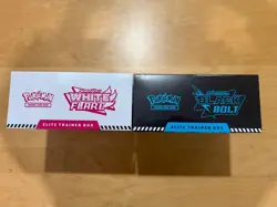 Pokemon Black Bolt and White Flare Elite Trainer Box ETB Set of 2 Sealed - Image 4
