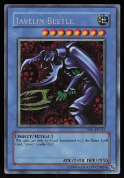 Javelin Beetle (Secret Rare) PP01-EN013 Secret Rare Yu-Gi-Oh - Image 1