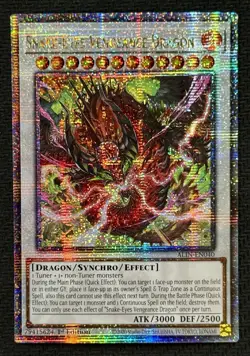 Yu-gi-oh! ALIN-EN040 Snake-Eyes Vengeance Dragon 25th Secret Rare 🐉 🔥 - Image 1