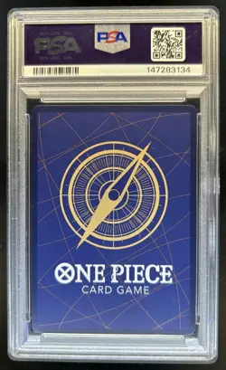 2026 One Piece Seven Dracule Mihawk Secret Rare Alt Art Manga #OP14-119 PSA 10 - Image 2