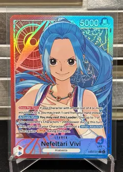 One Piece EB03-001 Nefeltari Vivi (L) Leader Alt Art Heroines Edition Alternate - Image 1