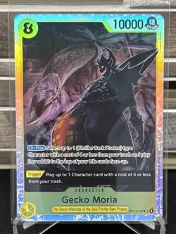 One Piece TCG Gecko Moria English OP14-104 SR Azure Sea's Seven - Image 1