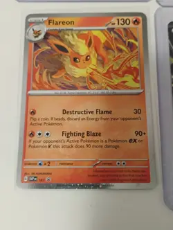 Pokemon Half Art-Pikachu-Flareon Promos-Full Art Holo Cards - Image 4