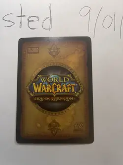 Foil Loot Card World of Warcraft WOWTCG Owned! w/ Flag of Ownership UNSCRATCHED - Image 3