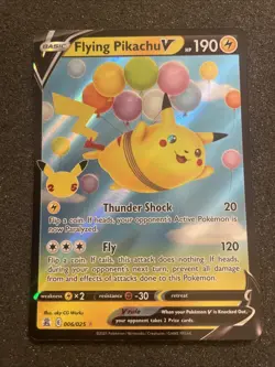 Flying Pikachu V 006/025 Celebrations NM Ultra Rare Pokemon Card - Image 1