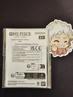 ONE PIECE Card Game Limited Promotion Sleeve - Uta (10pc) NEW SEALED - Image 2