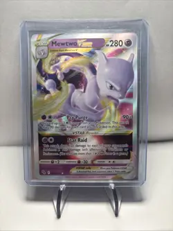 Pokemon TCG Mewtwo VSTAR Holo Ultra Rare Card 031/078 Near Mint Condition - Image 1