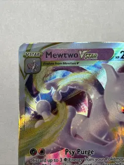 Pokemon TCG Mewtwo VSTAR Holo Ultra Rare Card 031/078 Near Mint Condition - Image 3