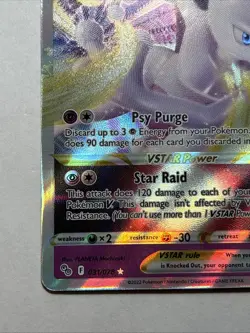 Pokemon TCG Mewtwo VSTAR Holo Ultra Rare Card 031/078 Near Mint Condition - Image 5
