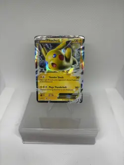 Pokemon Pikachu EX XY174 Black Star Promo 2016 Holo Card TCG - Image 1