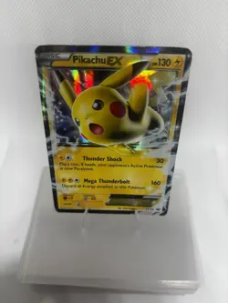 Pokemon Pikachu EX XY174 Black Star Promo 2016 Holo Card TCG - Image 2