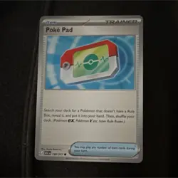Pokemon Poke Pad Trainer-Item Card 198/217 English 2026 Regular - Image 1