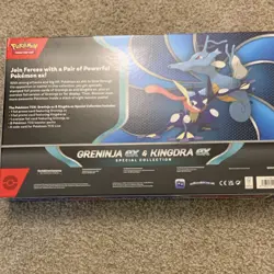 Pokemon TCG: Greninja ex & Kingdra ex Box - Promo, Oversized Card, Boosters - Image 2