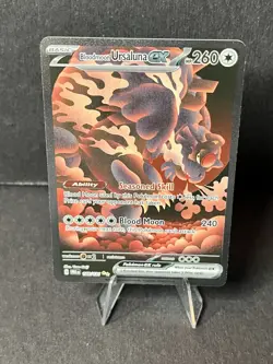 Pokemon TCG Bloodmoon Ursaluna EX Prismatic Evolutions Card 168/131 - Image 4