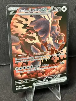 Pokemon TCG Bloodmoon Ursaluna EX Prismatic Evolutions Card 168/131 - Image 5