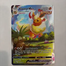 JUMBO Flareon VMAX Promo Card Alt Art SWSH180 Pokemon Premium Collection Promo - Image 1