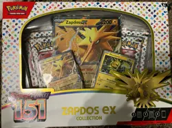 Pokemon TCG Zapdos Ex Collection Box Scarlet and Violet 151 Cards 290-85313 - Image 2