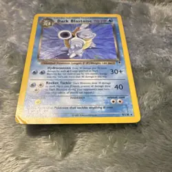 Pokemon Dark Blastoise Stage 1 70HP 4/110 2002 English Holo Nintendo Card - Image 2