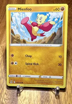 Mienfoo 103/196 Non Holo Lost Origin Pokemon Card NM - Image 1
