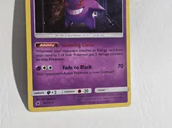 Gengar 38/111 NM Holo Rare Pokemon 2017 Sun & Moon Crimson Invasion TCG Card - Image 2