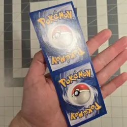 Pokemon Uncut Sheet NFC Miscut Error Totodile Girafarig Neo Genesis Cards - Image 5