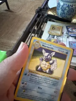 Pokemon TCG Wartortle Card 42/102 Uncommon Shadowless Base Set - Image 2