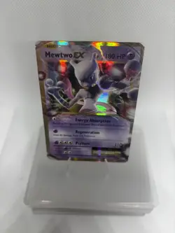 Pokemon Mewtwo EX TCG 52/108 XY Evolutions Extended Art Ultra Rare Holo Card - Image 2