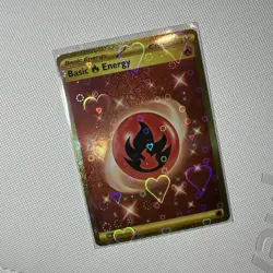 Pokemon TCG Obsidian Flames Secret Rare Holo Card Basic Fire Energy 230/197 - Image 1