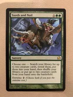 MTG - Tooth and Nail - Modern Masters - NM - Image 1
