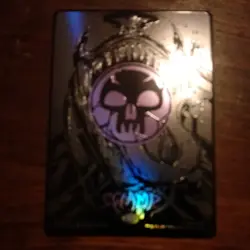 MTG Swamp RAISED FOIL 1952 Mana Symbiote Venom Land Spider-Man Secret Lair - Image 1