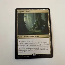 MTG Zagoth Triome Ikoria Lair Of Behemoths Regular NM - Image 1