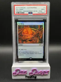 2019 Magic The Gathering #1 Sol Ring FOIL PROMO MAGICFEST 2019 PSA 9 - Image 1
