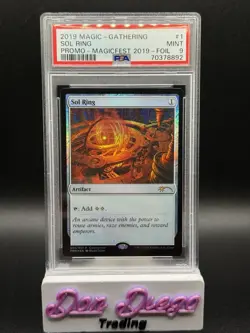 2019 Magic The Gathering #1 Sol Ring FOIL PROMO MAGICFEST 2019 PSA 9 - Image 3