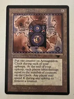 Magic the Gathering MTG Antiquities Armageddon Clock LP (Beta Bob) - Image 1