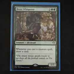 mtg commander 2021 Beast Whisperer #167 NM - Image 1