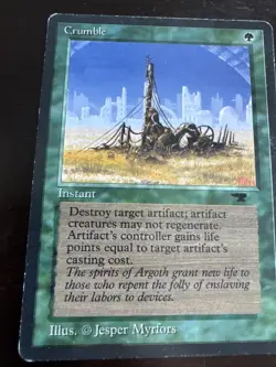 MTG - 2X Crumble - Antiquities - MP - $1 Shipping - Image 4
