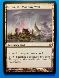 MTG 1x Miren, the Moaning Well 163 Saviors of Kamigawa Magic the Gathering x1 LP - Image 1