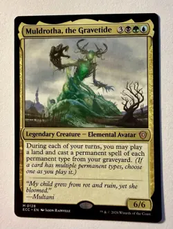 Muldrotha, the Gravetide NM MYTHIC MTG Commander: Lorwyn Eclipsed [ECC] Regular - Image 1