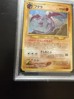 Pokemon Neo 3 Aerodactyl Holo Card #142 2000 Japanese PSA 8 - Image 5