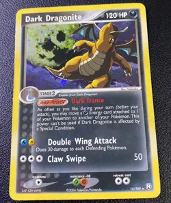 Pokemon Dark Dragonite Holo Rare Exclusive EX Team Rocket Returns 15/109 LP- 📈 - Image 1