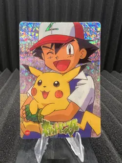 Pokemon Vintage Pocket Monsters Vending HOLO Prism Sticker Bandai 1999 Nintendo - Image 1
