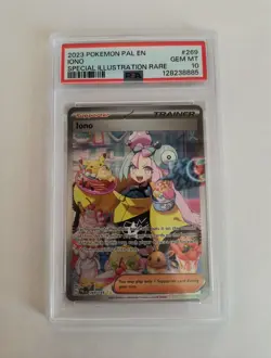 Pokemon PSA 10 Iono #269 Special Illustration Rare SV Paldea Evolved - Image 1