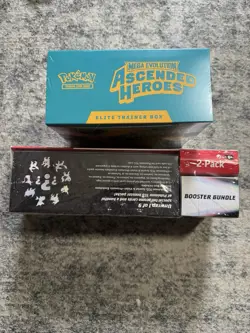 Pokemon Ascended Heroes Etb + Prismatic Evolutions Booster Bundle + Suprise Box - Image 2
