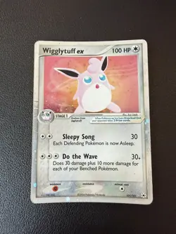 Pokemon Wigglytuff ex 101/101 EX Hidden Legends Holo Ultra Rare 100 HP 2004 Card - Image 1
