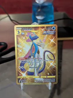 Pokemon TCG Inteleon 227/203 Gold Secret Rare Holo Evolving Skies NM/M - Image 3