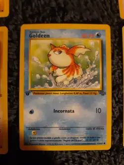 Goldeen Jungle Set 53/64 1st Edition Italian Pokemon Card - Image 1